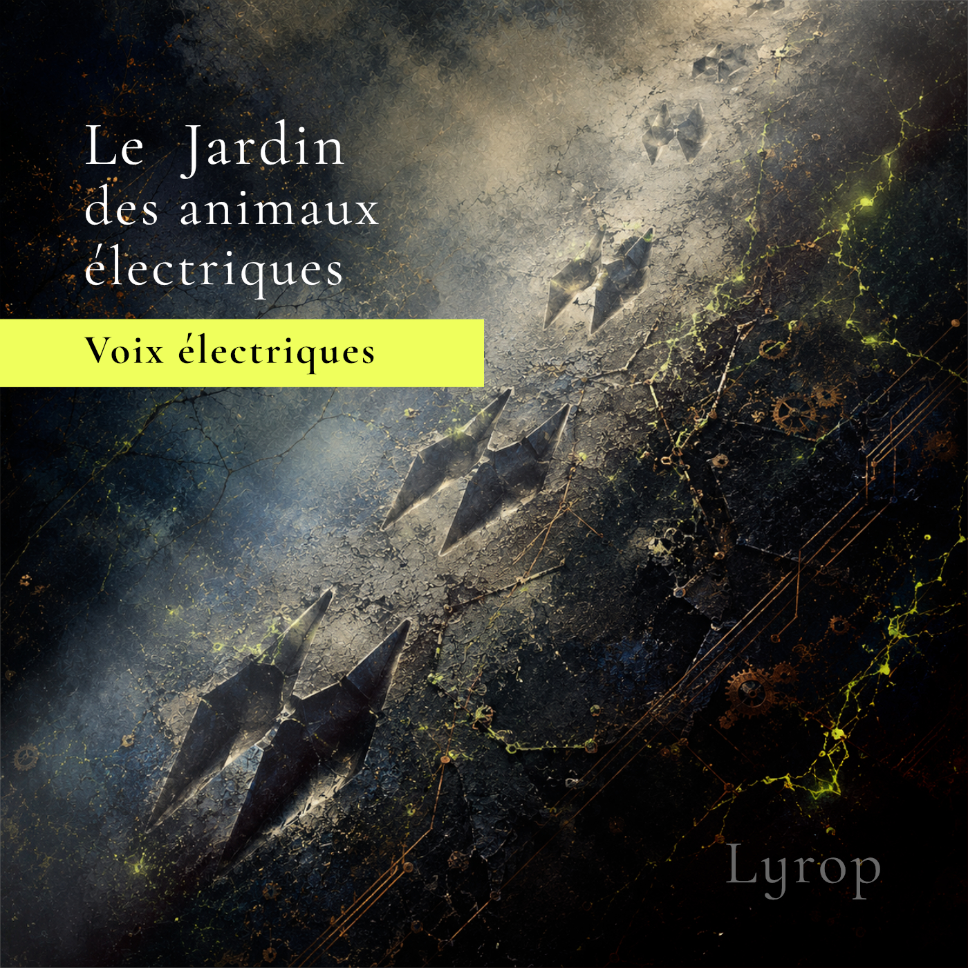 Cover artwork for Le Jardin des animaux electriques by Lyrop